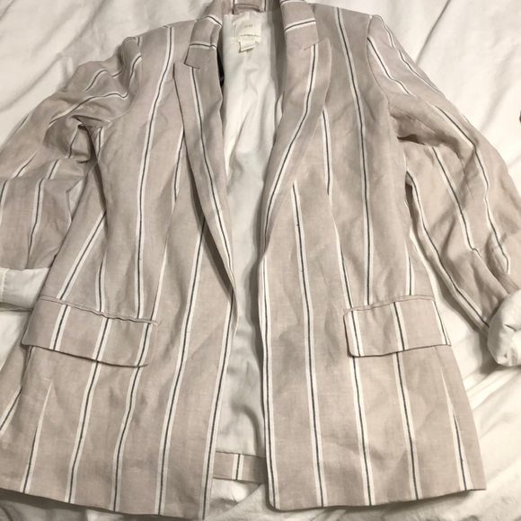 H&M Jackets & Blazers - H&M striped blazer